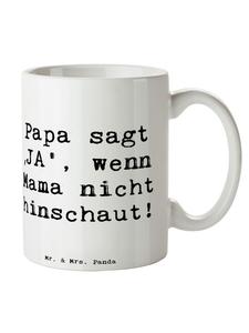 Отцовская секретная кружка с надписью на белом фоне Mr. & Mrs. Panda
