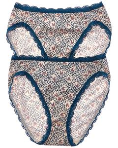 Трусы b.tempt’d by Wacoal 2pk Inspired Eyelet Hi-Leg Wacoal, синий