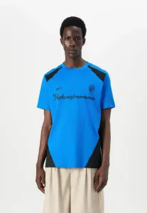 Футболка с коротким рукавом и графическим принтом Replay, Azzurro