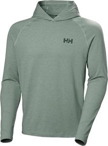 Толстовка Helly-Hansen Tyri Knit с капюшоном для мужчин - повседневная модель из мягкой ткани с регулируемым шнурком и передним карманом Helly Hansen, 390 Jungle Green Melange