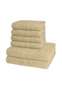 Набор полотенец Ross Cashmere Feeling, 6 штук, кофейный