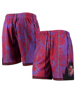 Мужские фиолетовые шорты Toronto Raptors из твердой древесины Classics Lunar New Year Swingman Shorts Mitchell & Ness