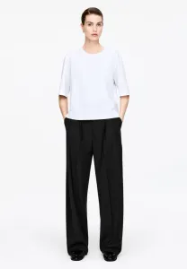 Широкие классические брюки Arket, Black