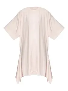 Асимметричное платье с короткими рукавами Mm6 Maison Margiela, розовый