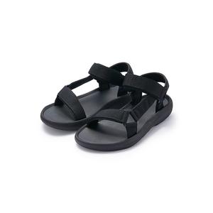 Сандалии Muji с ремешками, хаки / зеленый