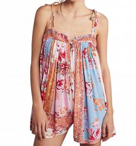 Комбинезон Rule The World в розовом цвете Free People, Pink Multi