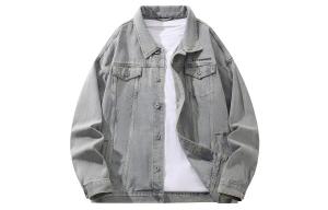 LA'T.WEEKEND Джинсовая куртка осенняя унисекс, Vintage Blue Lapel