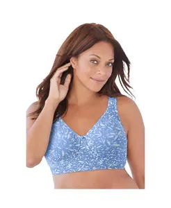 Женский бюстгальтер-футболка из микрофибры без косточек Comfort Choice, синий