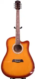 Акустическая гитара Oscar Schmidt OD45CTSPAK Cutaway Dreadnought - распыление солнца