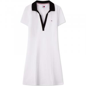 Женское платье с коротким рукавом Tommy Hilfiger, белый