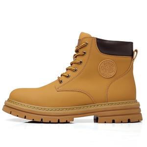 Мужские ботинки Cahhrrn X Martin Boot Men Beige Weishibangwei