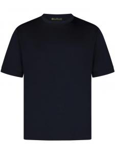 Футболка с надписью «Capital» от FRANZESE COLLECTION, синий