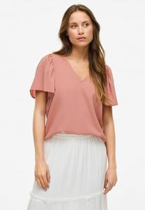 Блуза VILA, светло-розовый
