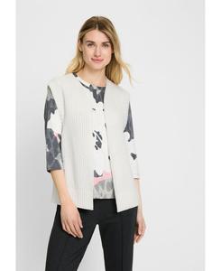 Жилет из смесовой хлопковой ткани Olsen, Off white