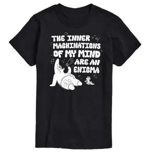 Мужская футболка с принтом Патрика и Губки Боба Квадратные Штаны Nickelodeon, черный