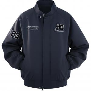 Куртка Unisex Stand Collar Thickened HUANQIU, темно-синий