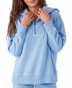 Свитшот для юниоров Karma с воротником-стойкой и четвертью молнии O'Neill, синий