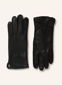 Кожаные перчатки авеста Roeckl, черный