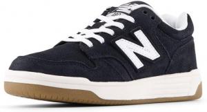 Детские кроссовки New Balance 480 V1 на шнуровке (унисекс), белый/черный