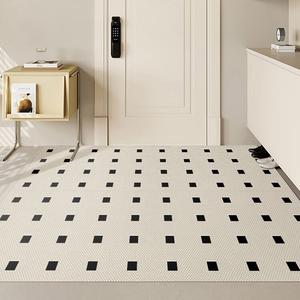 Budis Ковер 80х120 см из ПВХ для входной двери, моющийся, нескользящий, настраиваемый, Bryan Camel [Leather]