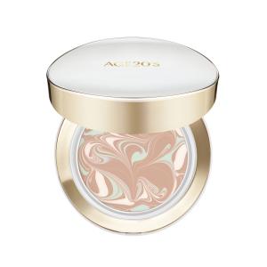 Aekyung 20's Age AEKYUNG KERASYS Three Color Swirl White Box воздушная подушка с долговременным контролем жира и маскировкой Natural 14г*2