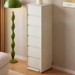 Quanu Комод для гостиной и спальни, белый, 6 ящиков
