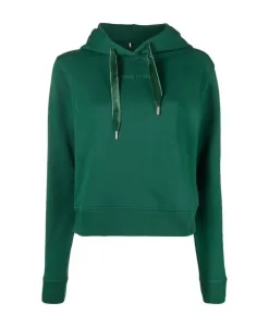 Толстовка с капюшоном и отделкой из зеленого бархата Tommy Hilfiger, зеленый