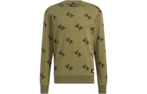 Свитшот унисекс зеленый Adidas, зеленый