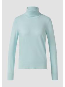 Вязаный свитер цвета 6439_светло-бирюзовый s.Oliver