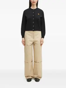 Шерстяной кардиган KENZO, черный