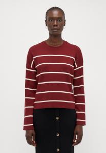 Джемпер ONLY Tall ONLAMY O NECK , Cabernet/Birch/Bordeaux