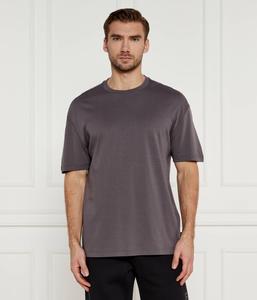 Футболка мужская Ea7 хлопковая свободного кроя, серый