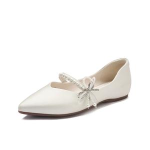 Туфли Мэри Джейн женские, шампанского-золотистого цвета JOSINY, Ecru