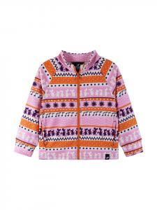 Флисовая куртка "Муми-тарпин" розово-розового цвета. Reima