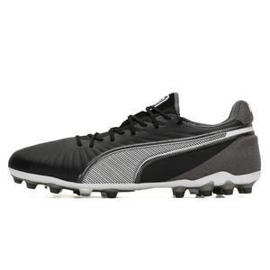 Кроссовки футбольные King Ultimate MG искусственный газон мужские черно-серые PUMA, Black-Dark Gray-Puma White