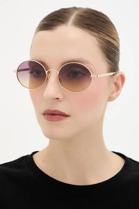 Солнцезащитные очки Chloé Chloe, золотой