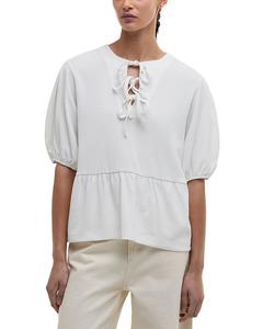 Топ с баской Louise Barbour, белый