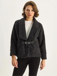 Bianco Lucci Куртка для межсезонья в черном цвете