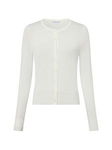 Marie Lund Вязаный кардиган в белом цвете