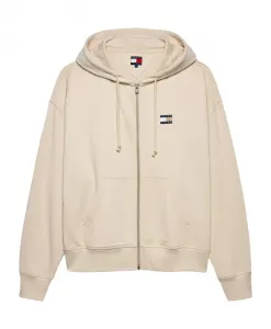 Новая классическая толстовка на молнии Tommy Jeans, бежевый