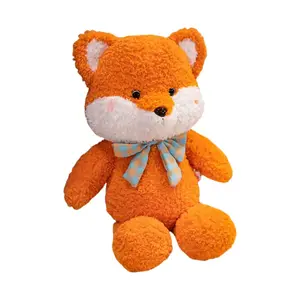 Милые плюшевые куклы с бантиком в виде животных высотой 30см/45см/60см LEVENKENESS