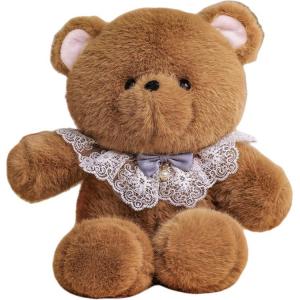 Мягкая игрушка бегущий кролик лиса панда медвежонок плюшевая кукла высота 45см Mr. Toy, Bear Bib Style