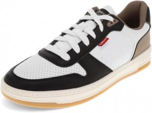 Levi's Мужские кроссовки Drive Lo, White/Black/Khaki