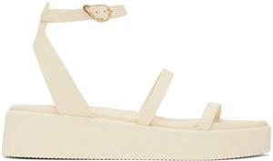 Бело-белые сандалии Nassida Ancient Greek Sandals