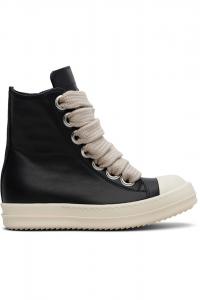 Rick Owens Черные кроссовки Black Temple Jumbolace