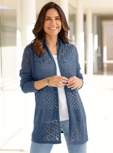 Классический кардиган Basics Classic Basics, джинсовый