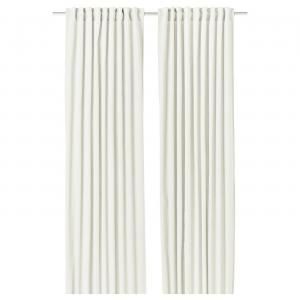 Шторы, 2 шт., 140x250 см, SANELA IKEA, кремовый