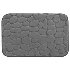 Коврик для ванной каменно-серый, 60 x 40 см, коврик для ванной, коврик для душа, ковер для ванной, коврик для ванной Sanixa