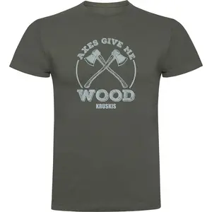 Футболка с коротким рукавом Kruskis Give Me Wood, зеленый