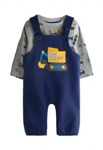 Комбинезон из двух частей с отворотами, стандартного кроя. Jojo Maman Bébé, Navy Blue Digger